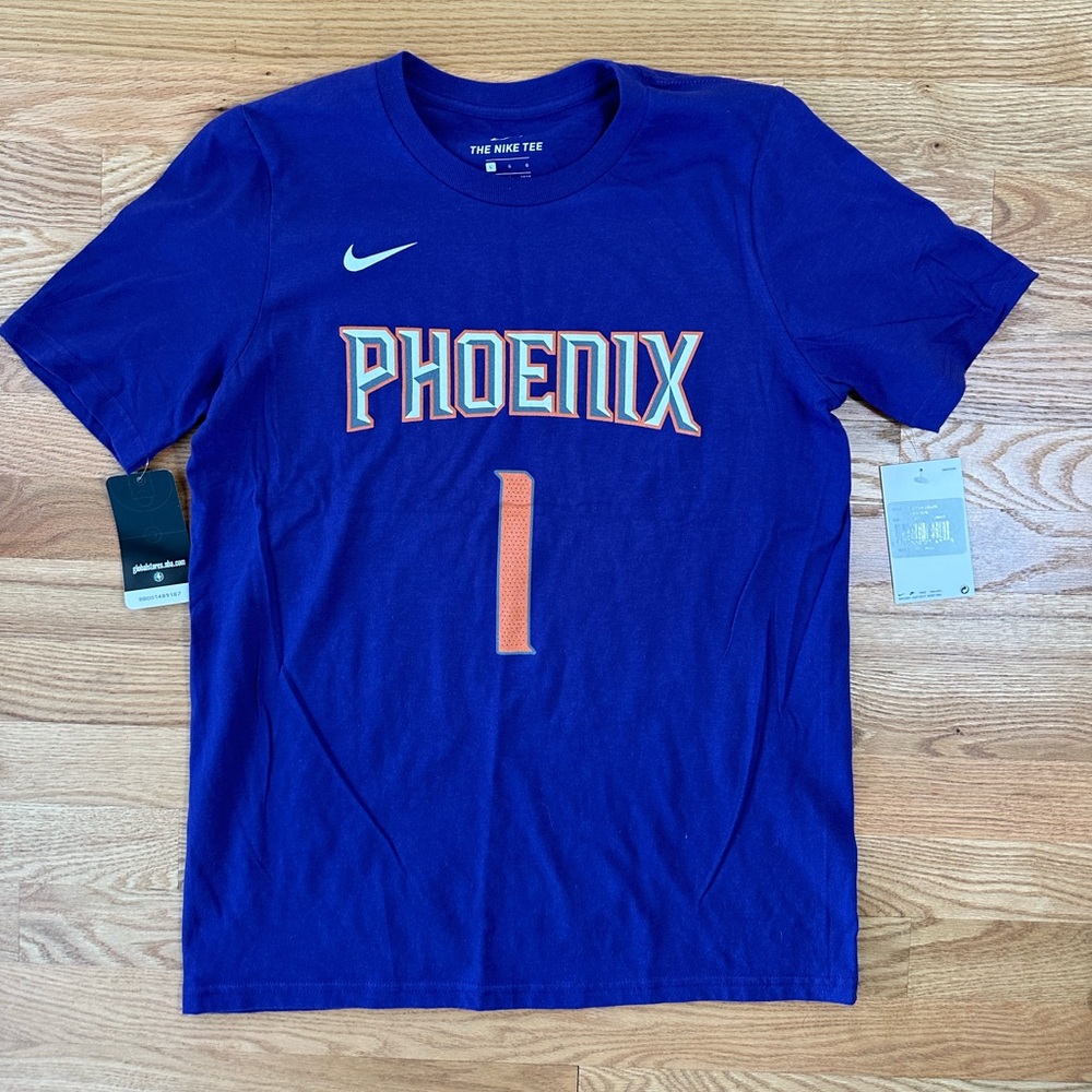 Phoenix Suns Devin Booker  #1 Nike Tshirt Jersey. NEW WITH TAGS. Youth L 14/16
